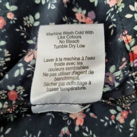 TALULA Aritzia Plisse Mini Skirt Ditsy Floral Skater Sz 6 - Picture 8 of 8